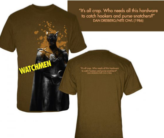 Nite Owl Watchmen Shirt - Click Image to Close