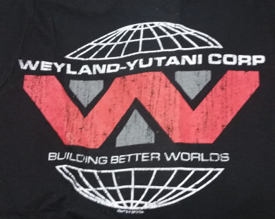 Weyland Yutani Logo T-Shirt - Click Image to Close