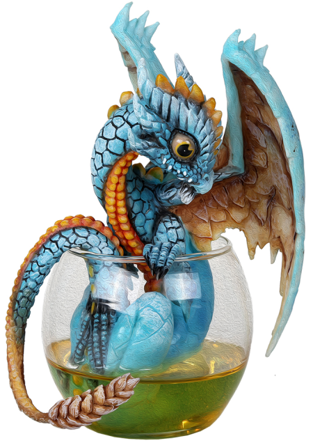 Whiskey Dragon Figurine - Click Image to Close