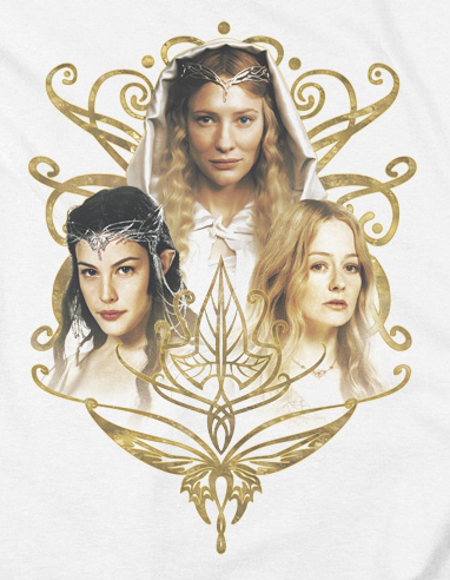 Women of Middle Earth LOTR T-Shirt - Click Image to Close