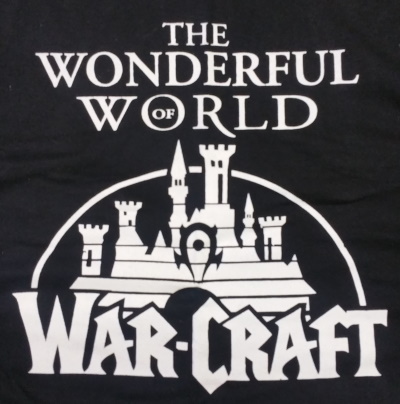 The Wonderful World of War-Craft T-Shirt - Click Image to Close