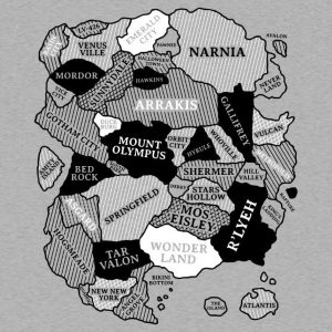 Fantasy World Map T-shirt