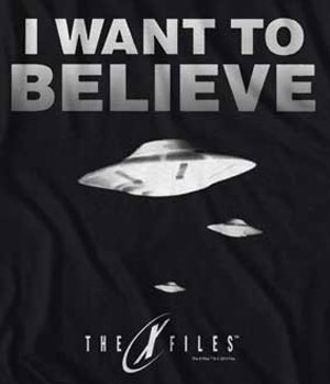 I Want to Believe X-Files T-Shirt