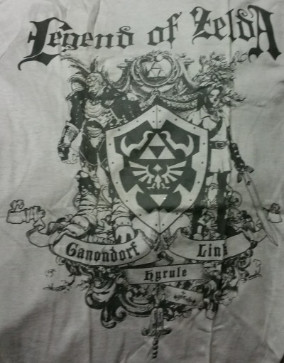 Zelda Shield Crest Shirt - Click Image to Close