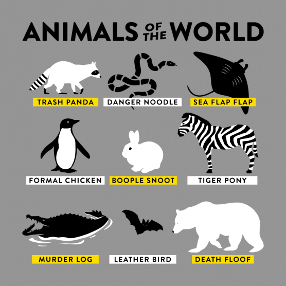 Animals of the World Women's Cut T-Shirt