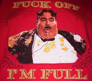 Mr Creosote Monty Python Shirt - Click Image to Close