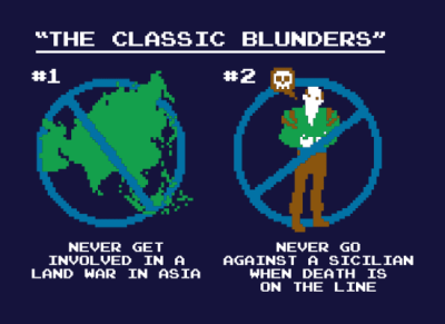 Classic Blunders T-Shirt - Click Image to Close