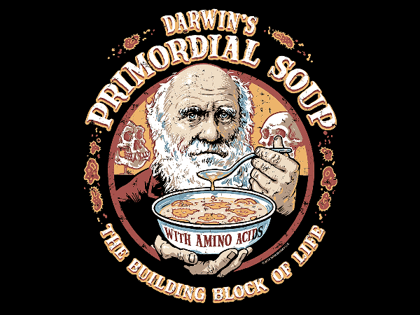 Darwin's Primordial Soup T-Shirt - Click Image to Close