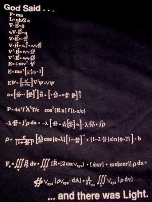 Maxwell's Equations Long Form shirt