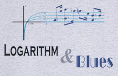 Logarithm and Blues T-Shirt - Click Image to Close