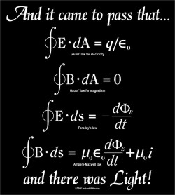 Maxwell's Equations Shirt - Click Image to Close