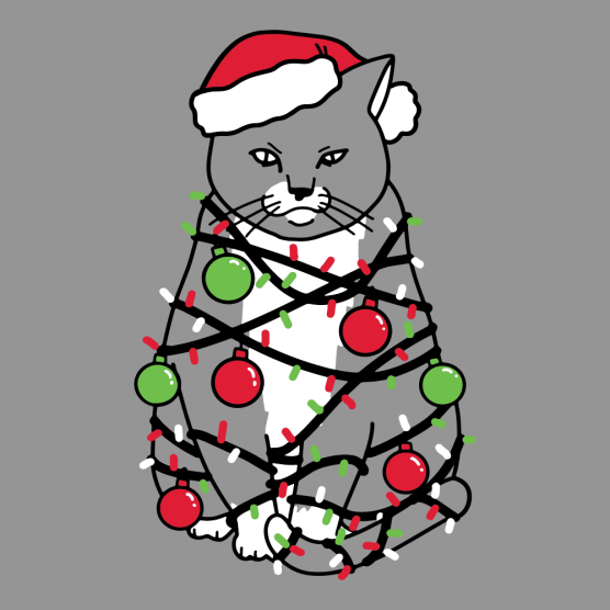 Meowy Christmas T-Shirt