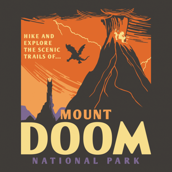 Mt Doom National Park T-Shirt - Click Image to Close