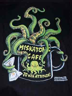 Miskatonic Cafe Shirt - Click Image to Close