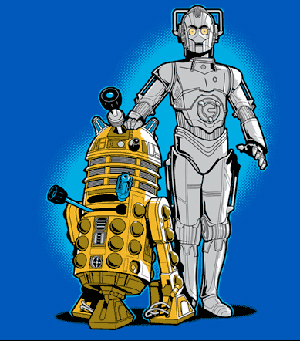 R2D Who & CybR3 T-Shirt