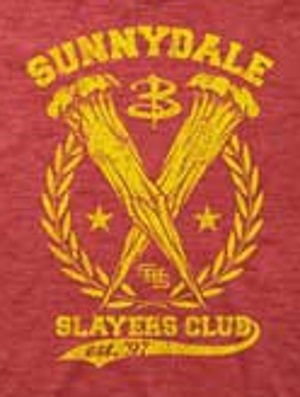 Sunnydale Slayer's Club T-shirt - Click Image to Close