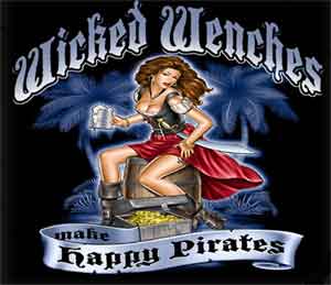 Wicked Wenches Pirate Shirt - Click Image to Close