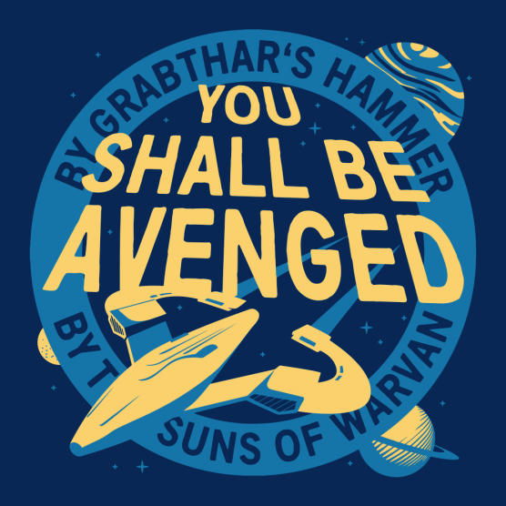 You Shall Be Avenged T-Shirt - Click Image to Close